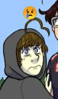 Telegram sticker 😢 Голубые.. Просто голубые :: @fStikBot