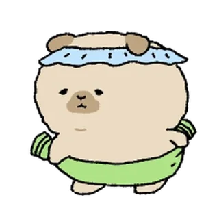 Telegram sticker ⭐ 똥강아지 동구