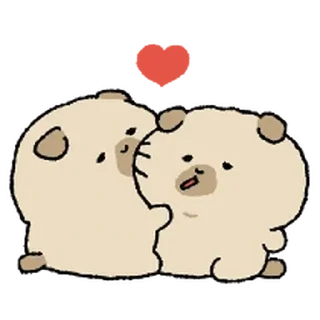 Telegram sticker ⭐ 똥강아지 동구