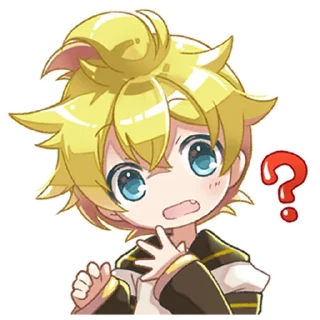 Video sticker 😳 碧茶式★鏡音レンだけのスタンプ @moe_sticker_bot