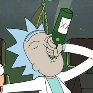Telegram sticker 🍾 Рик и морти :: @fStikBot