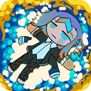 Telegram sticker 🩵 плюхи