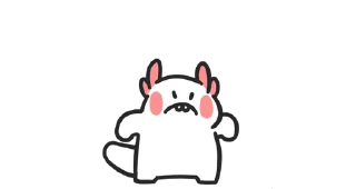 Телеграм стикер 💬 우뇽이는 쟉고소듕하다뇽 By @KakaoEmoticon