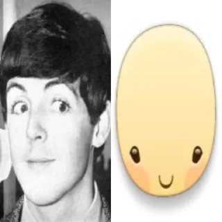 Sticker 🤩 @TgEmodziBot Paul McCartney | by Mini_L120