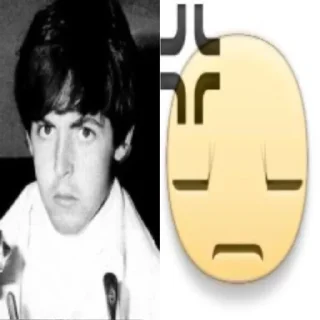 Telegram sticker 🤩 @TgEmodziBot Paul McCartney | by Mini_L120