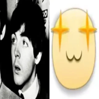 Telegram sticker 🤩 @TgEmodziBot Paul McCartney | by Mini_L120
