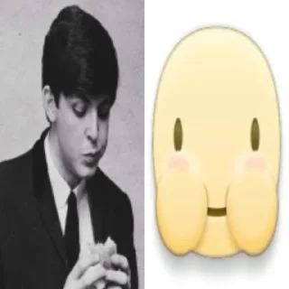 Telegram sticker 🤩 @TgEmodziBot Paul McCartney | by Mini_L120