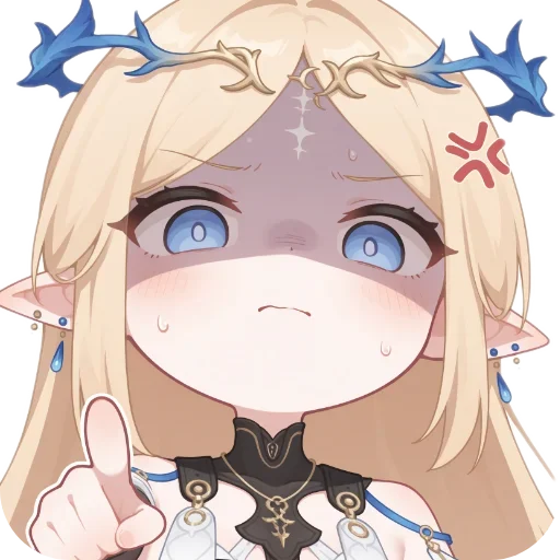 Telegram sticker 😠 cutie cheater @mojameji