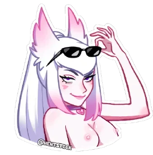 Telegram stiker 😎 Мари и Хидэ 18+ @vkstikks @hentstick