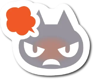 Sticker 😡 Animal Crossing Reactions
