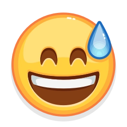 Sticker 😅 Emoji Glitch (@AppFold) by @stickerio_robot