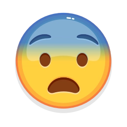 Sticker 😨 Emoji Glitch (@AppFold) by @stickerio_robot