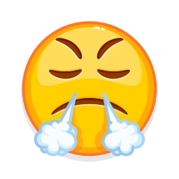 Sticker 😤 Emoji Glitch (@AppFold) by @stickerio_robot