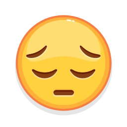 Sticker 😔 Emoji Glitch (@AppFold) by @stickerio_robot