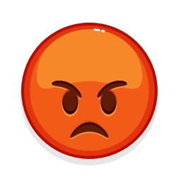 Sticker 😡 Emoji Glitch (@AppFold) by @stickerio_robot