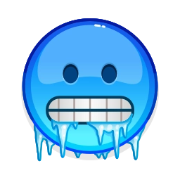 Sticker 🥶 Emoji Glitch (@AppFold) by @stickerio_robot
