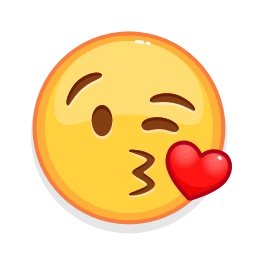 Sticker 😘 Emoji Glitch (@AppFold) by @stickerio_robot
