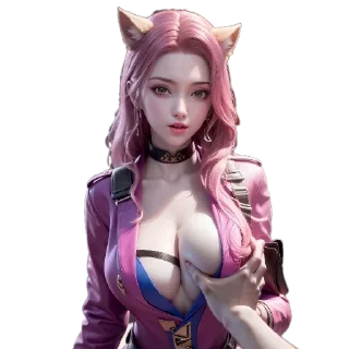 Телеграм стикер 😚 国漫女生 @guo_man