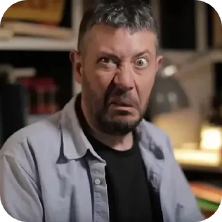 Telegram sticker 🥴 УТКИН#ТЕКСТ