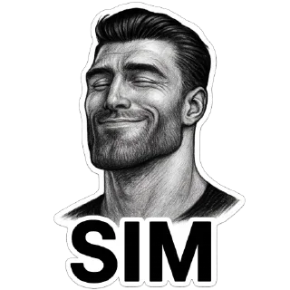 Telegram stiker 🗿 GIGACHAD 🗿