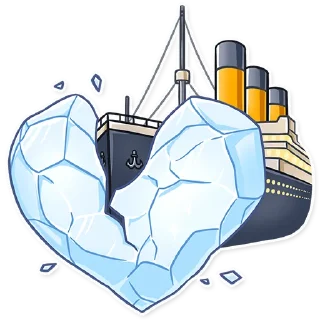 Telegram sticker 💔 Titanic