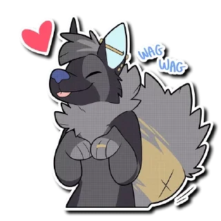 Telegram sticker ❤ Fun stickers — @stckrRobot
