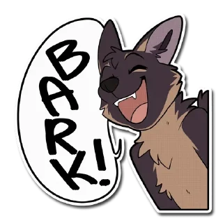 Telegram sticker 🐶 Fun stickers — @stckrRobot
