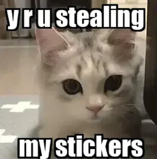 Telegram stiker 😒 @Lifeismess's_1