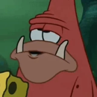 Telegram sticker 🍦 - ᗷY @ahMshY 𓉮 . Patrick Star