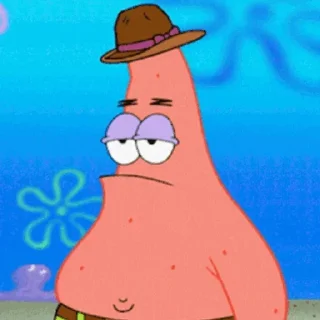 Telegram sticker ✨ - ᗷY @ahMshY 𓉮 . Patrick Star