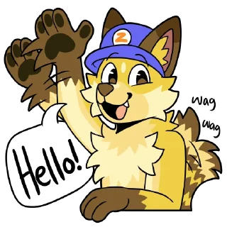 Telegram sticker 👋 Zane Clodon