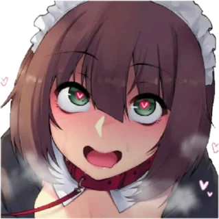 Telegram sticker ❤️ @PrettyPridot Ahegao