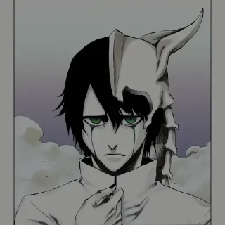 Sticker 🕳 惣右介 ᎒ Ulquiorra @l6Fl6