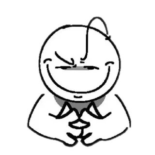 Telegram sticker 😏 Стикмены