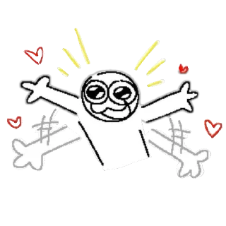 Telegram sticker 🥰 Стикмены