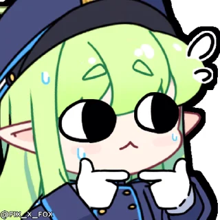Telegram sticker 🥺 @fix_x_fox Hikari & Nozomi