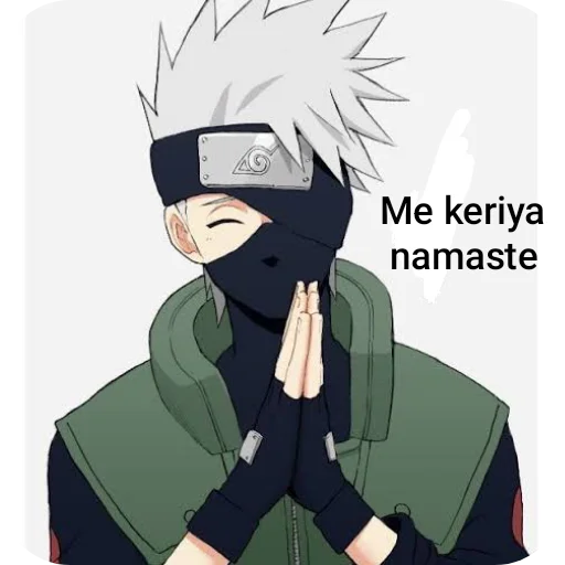 Sticker 🙏 Cute kakashi
