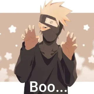 Video sticker 👻 Cute kakashi