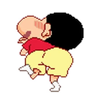 Video sticker 😊 Crayon Shin-chan 蠟筆小新 (3) @kal_pc