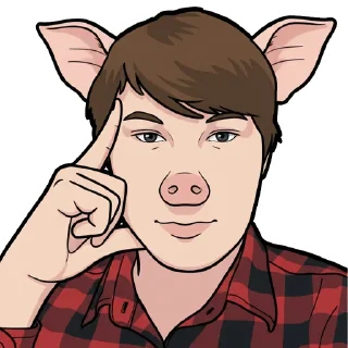 Video sticker 🐷 lin_найт