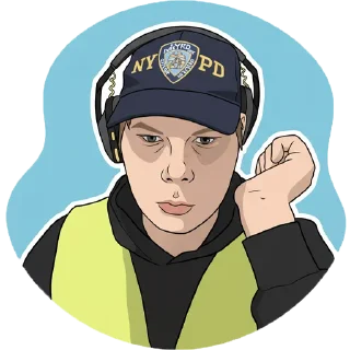 Telegram sticker 👮‍♂️ lin_найт