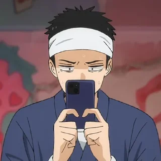 Telegram sticker 🎎 🎏 Gojou Wakana S2 (@TodorokiShouto)