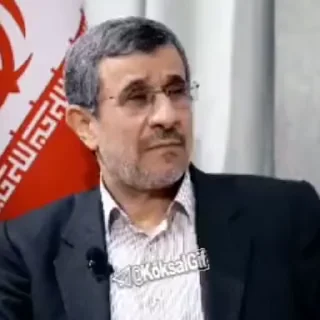 Sticker 😐 @KoksalGif Ahmadinejad