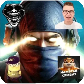 Telegram sticker 😑 Хамяко стандоффчек