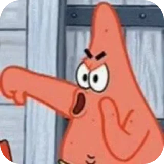 Video sticker 👎 Patrick