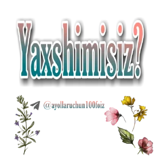 Video sticker 😊 @ayollaruchun100foiz kanaliuchun