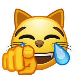 Telegram sticker 😹 Edited Emojis @TgSticker @EmojisHub