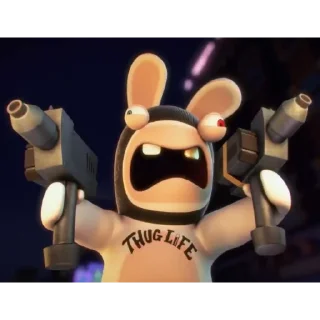 Telegram sticker 🔫 Бешеные кролы 2 (Beshenye_kroly - 1 пак)