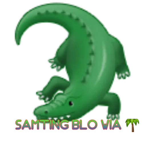 Telegram stiker 🐊 Toktok Maski Stickers