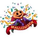 Video sticker 🎉 Jack Pumpkin Head